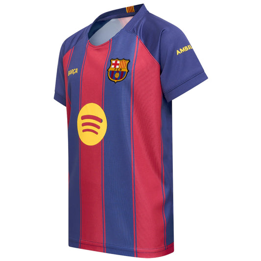 FC Barcelona Fodboldtrøje Lamine Yamal Hjemme - 2025-2026 - Barn