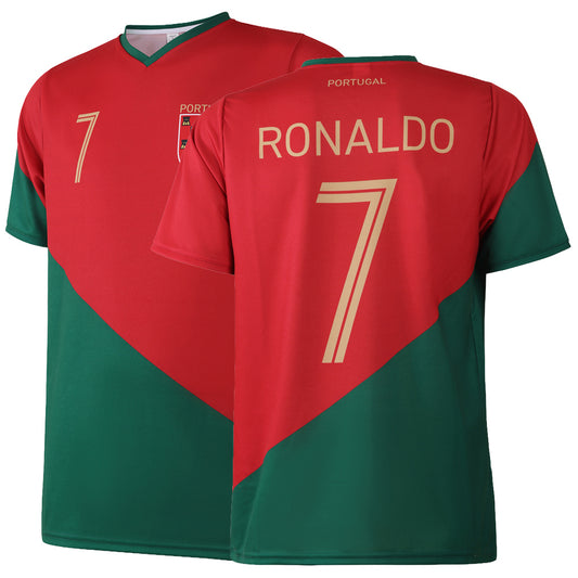 Portugal Fodboldtrøje Ronaldo Hjem - Børn og Voksne